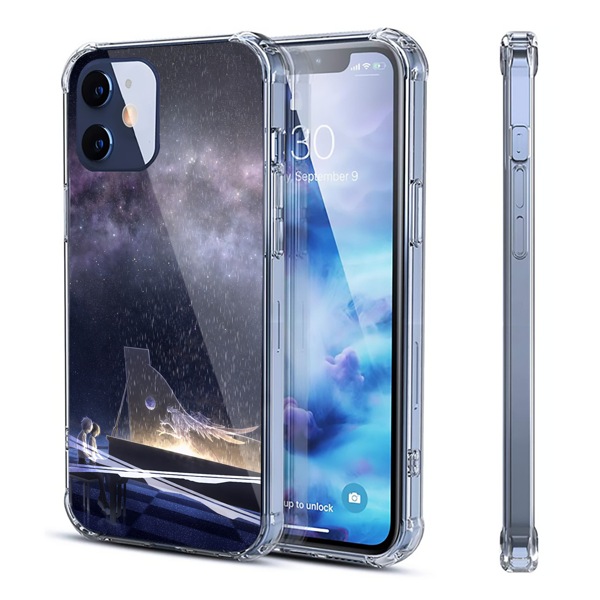 （画像用） EVA 新世紀エヴァンゲリオン 【iPhone 12シリーズ対応】透明スマホケース（クリアソフトケース）